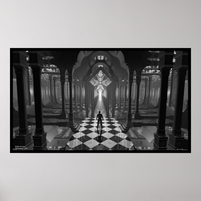 Póster Intrincación infinita (Frente)