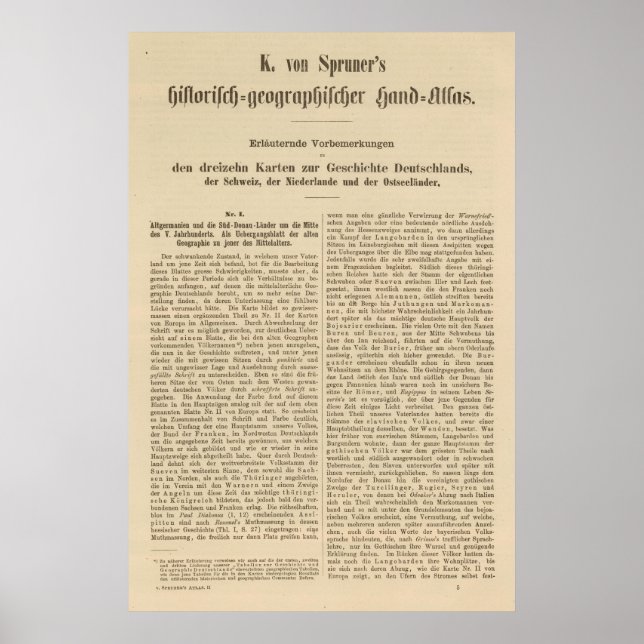 Póster Introducción 1415 Tafel der Karte XII (Frente)