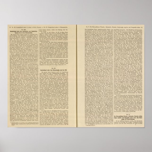 Póster Introducción 1819 Deutschland IIIV (Frente)