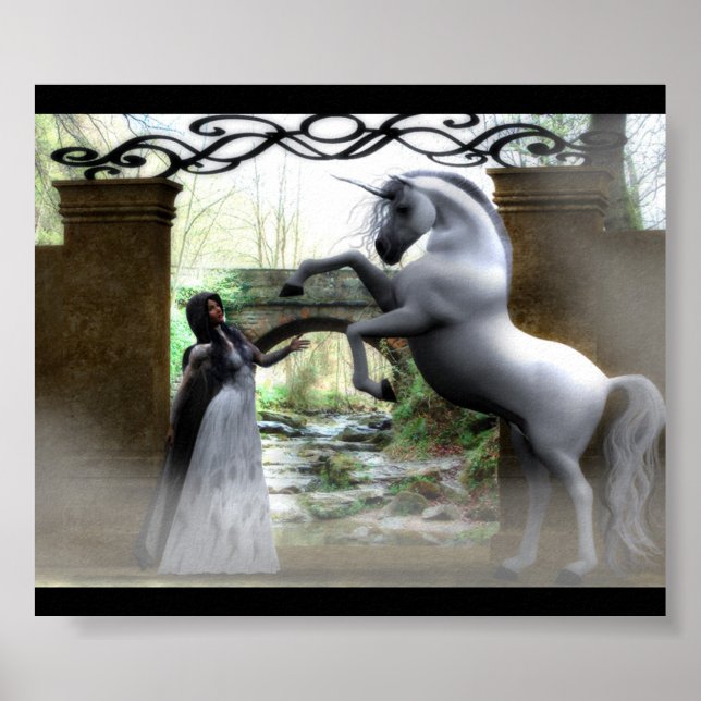 Póster Introduzca el reino de la Unicornio (Frente)