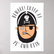 Introduzca en su propio Rótulo de puertas de riesg