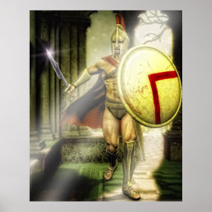 Póster intruso espartano
