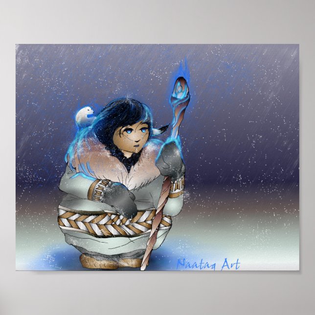 Póster Inupiaq Sorcerer (Frente)
