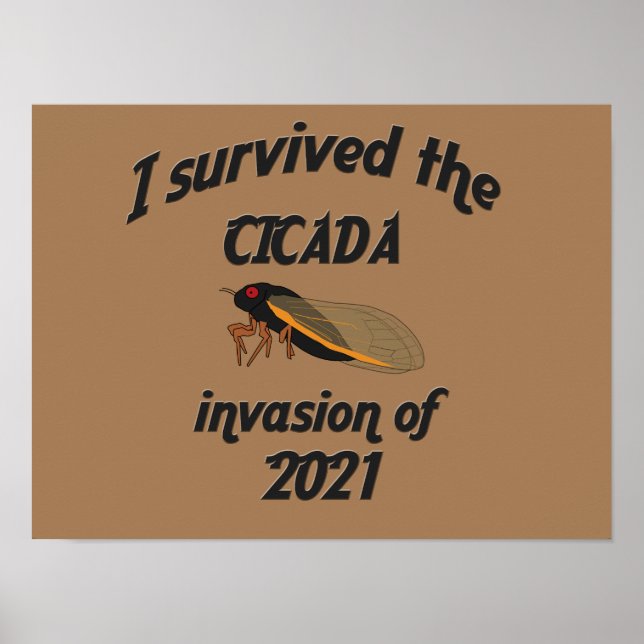 Póster Invasión de Cicada (Frente)
