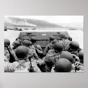 Póster Invasión de Normandía - 6 de junio de 1944