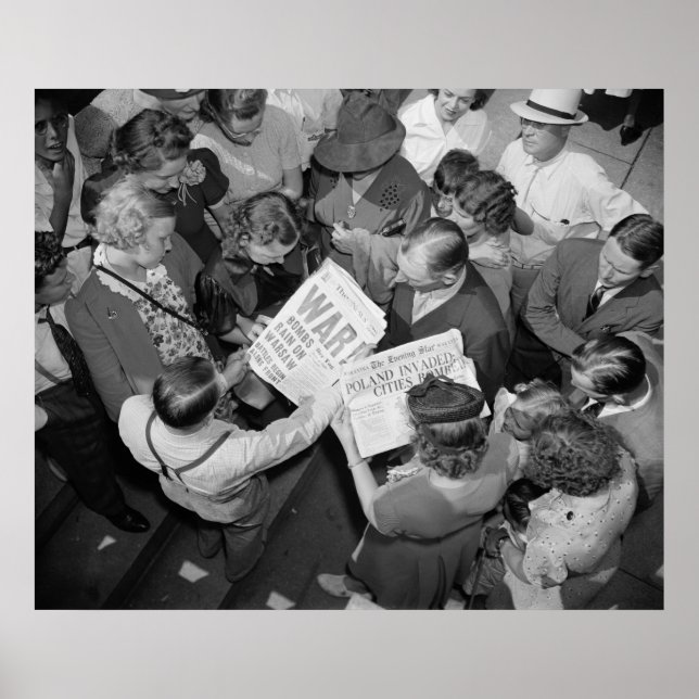 Póster Invasión de Polonia, 1939 (Frente)