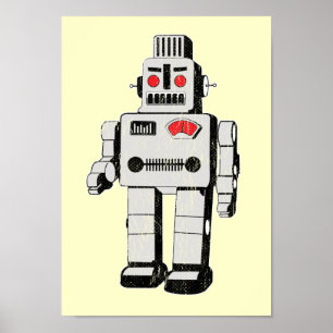 Póster invasión de robots