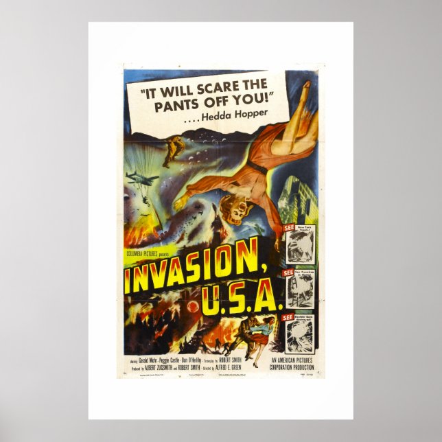 Póster Invasion USA ((L) (Frente)