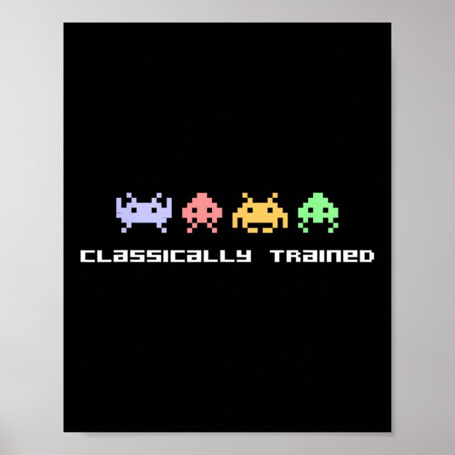 Póster Invasores alienígenas entrenados con clics de vide (Frente)