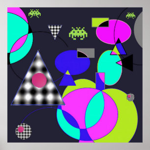 Póster Invasores circundantes de la muerte