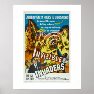 Póster Invasores invisibles
