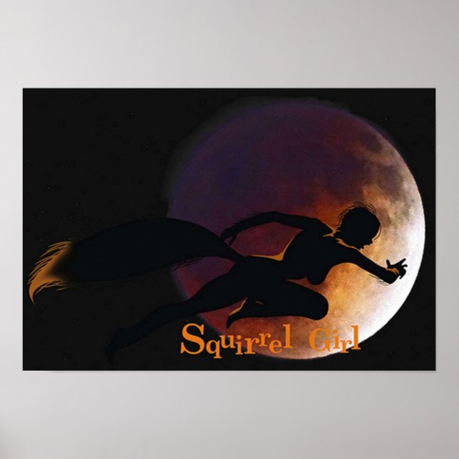 Póster Invencible Chica de ardilla (Frente)