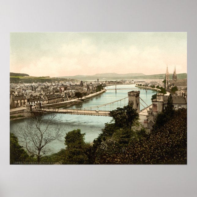 Póster Inveracidad desde el Castillo, Escocia (Frente)