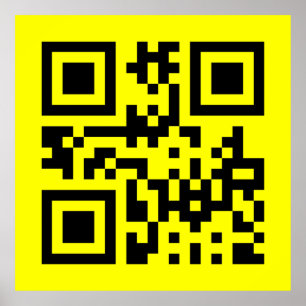 Póster Inverted ☻ Happy Face -- QR Code