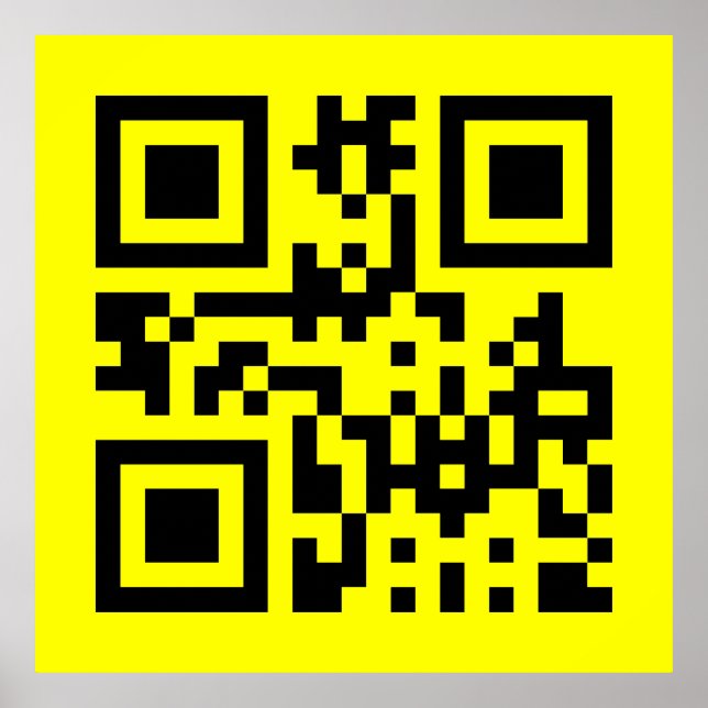 Póster Inverted ☻ Happy Face -- QR Code (Frente)