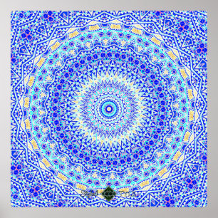 Póster Invertir Mandala Perdido