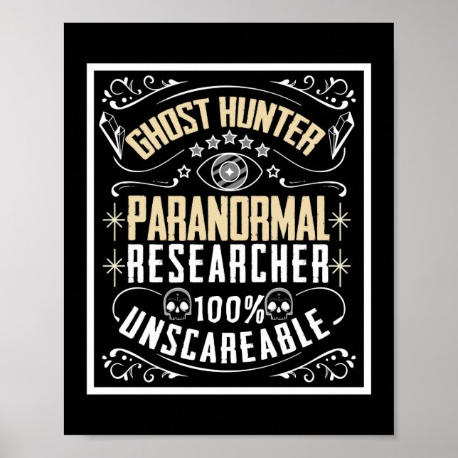 Póster Investigador paranormal Investigador paranormal (Frente)