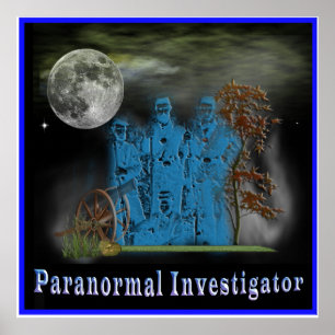Póster investigador paranormal poster