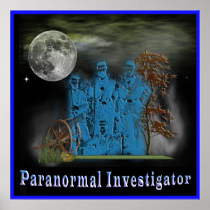 Póster investigador paranormal poster