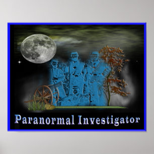 Póster investigador paranormal poster