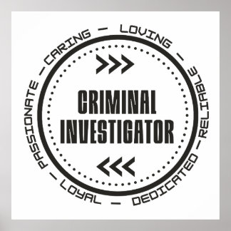 Póster Investigador Penal