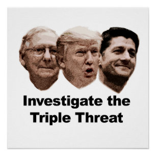 Póster Investigar la triple amenaza