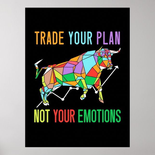 Póster Investor Trade Your Plan (Frente)