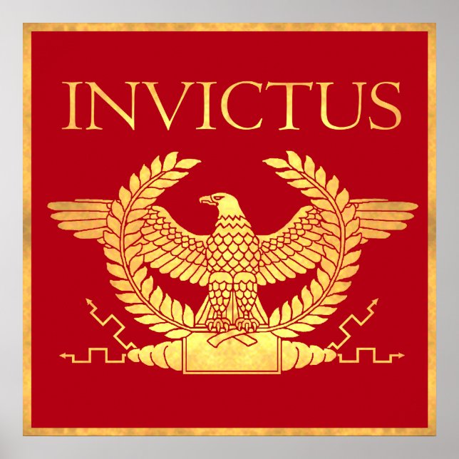 Póster Invictus Ancient Gold poster (Frente)