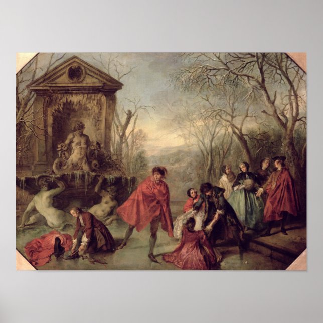 Póster Invierno, 1738 (Frente)