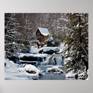 Póster Invierno 2010 de Gristmill de la cala del claro