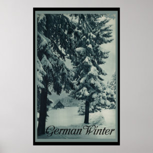 Póster Invierno de Alemania