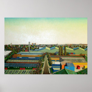 Póster Invierno de la entrada de Thames