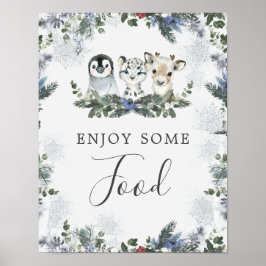 Póster Invierno de los animales del Ártico Terranova Prim