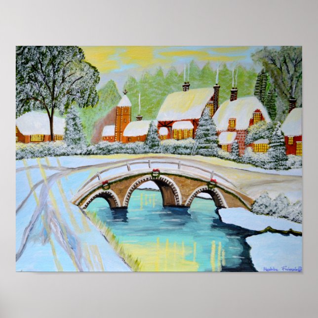 Póster Invierno de los navidades (Frente)