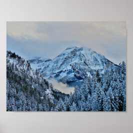 Póster Invierno de Mount Timpanogos 2019
