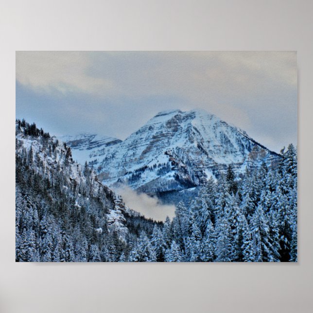 Póster Invierno de Mount Timpanogos 2019 (Frente)