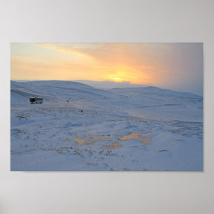 Póster Invierno de Noruega