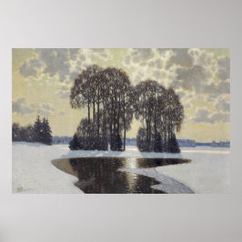 Póster Invierno (de Vilhelms Purvitis)