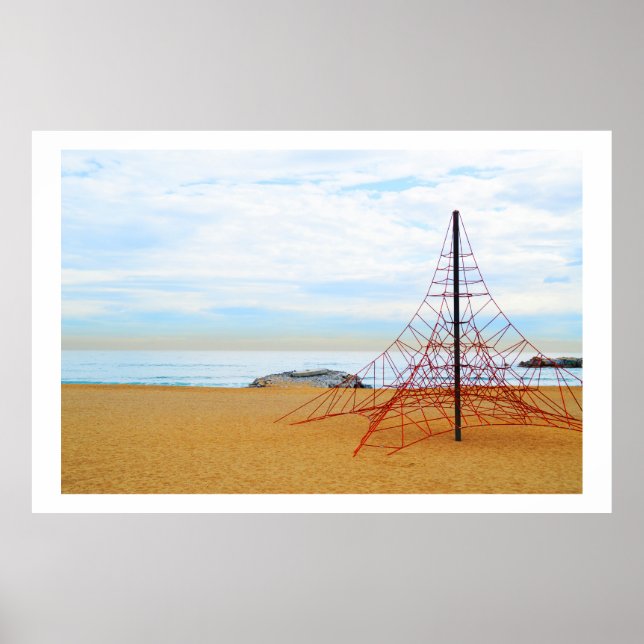 Póster Invierno en Barcelona (Frente)