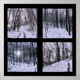 Póster Invierno en cuatro escenas
