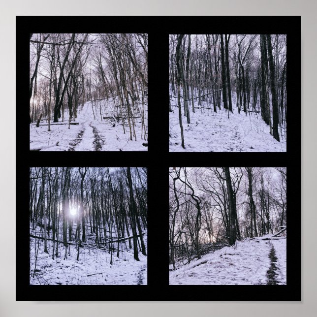 Póster Invierno en cuatro escenas (Frente)