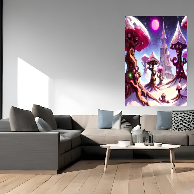 Póster Invierno en el bosque de champiñones | Poster de a (Subido por el creador)