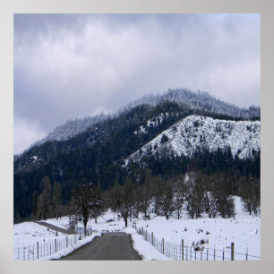 Póster Invierno en el país......