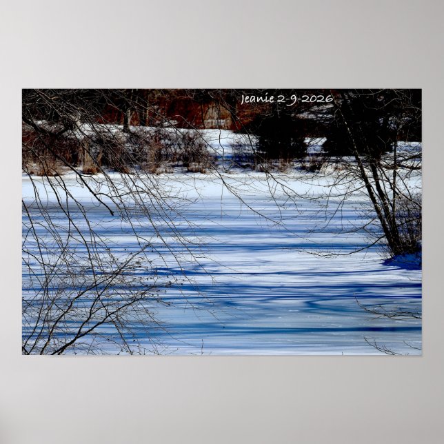 Póster Invierno en South Jersey (Frente)