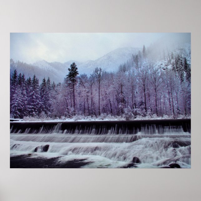 Póster Invierno en Wenatchee (Frente)