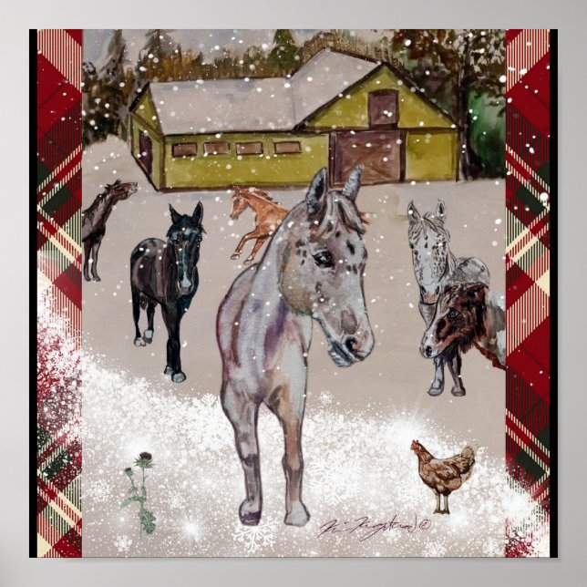 PÓSTER INVIERNO EN WEST HILLS RANCH (Frente)