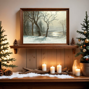 Póster Invierno en Yosemite de Albert Bierstadt