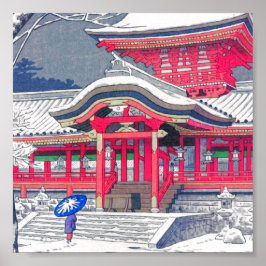 Póster Invierno japonés