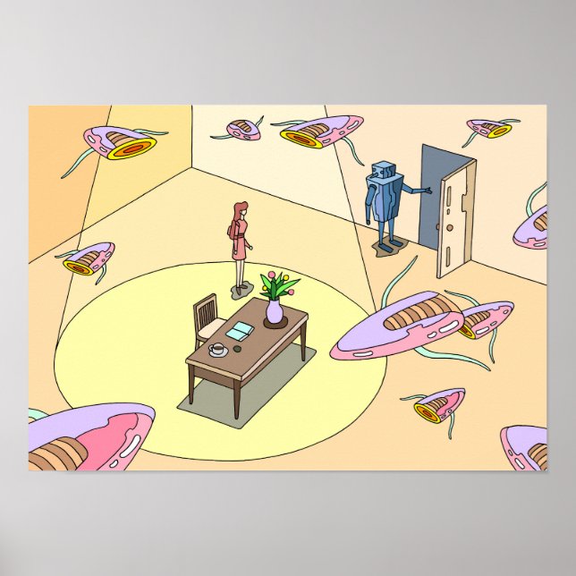 Póster Invitación a otro mundo. (Frente)