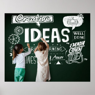 Póster Invitación de cumpleaños a Toy Story Chalkboard